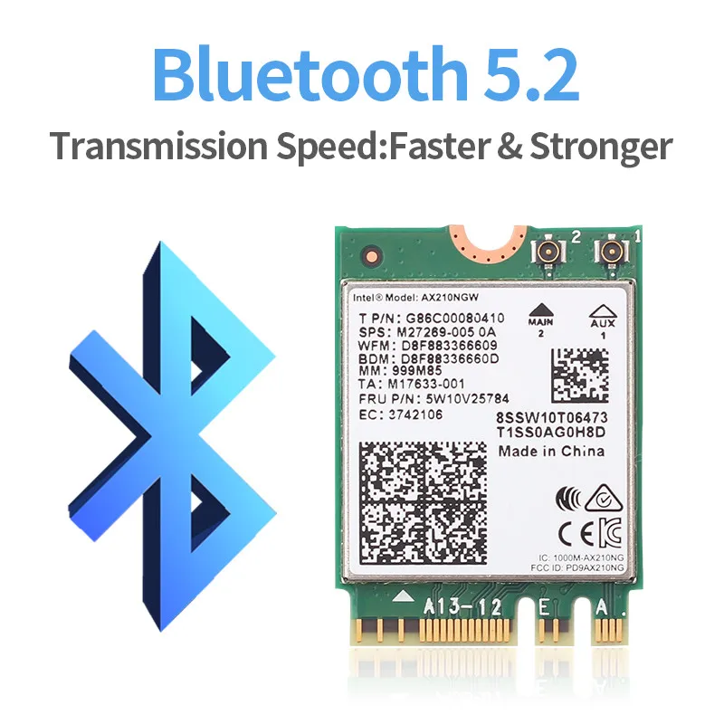 Недостатки адаптера AX210NGW Wi-Fi 6E Bluetooth 5.2: