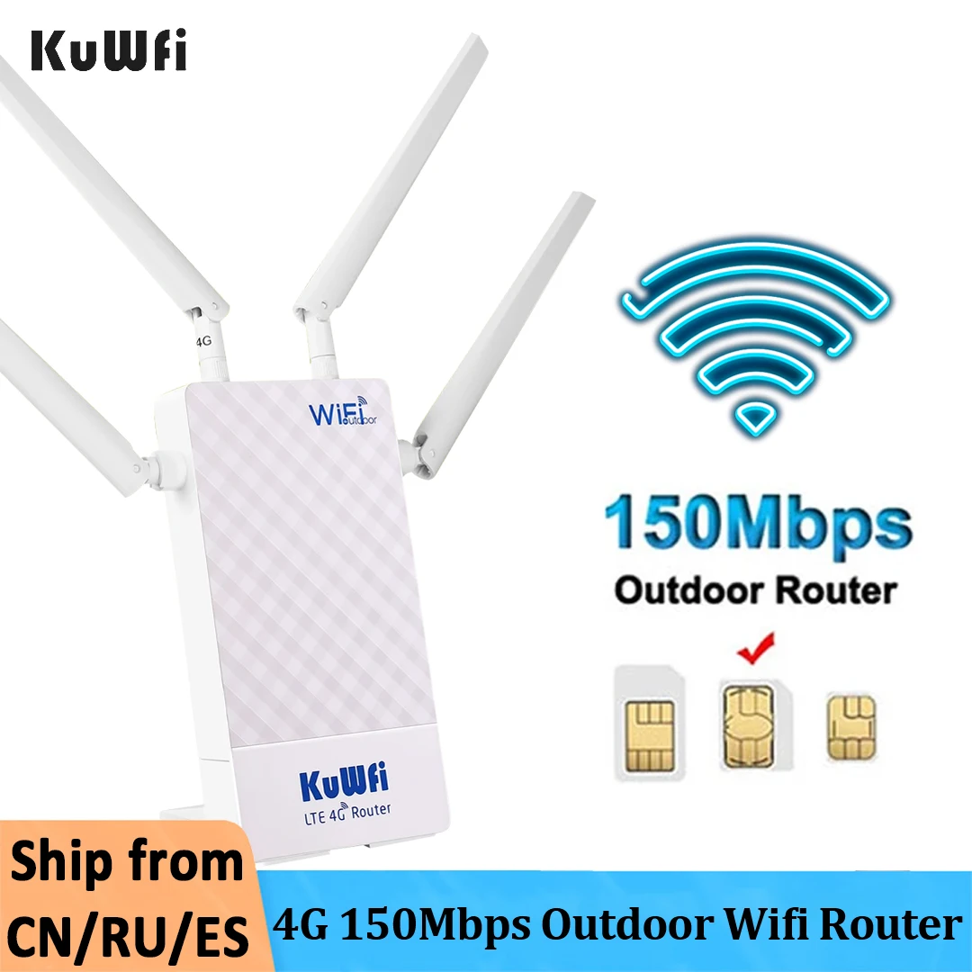 Wi-Fi роутер KuWFi CPF905-RU 4GLTE - 4G роутер для уличных условий