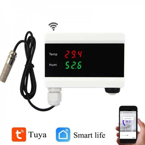 Термоиндикатор с wifi подключением Tuya Smart — обзор и преимущества